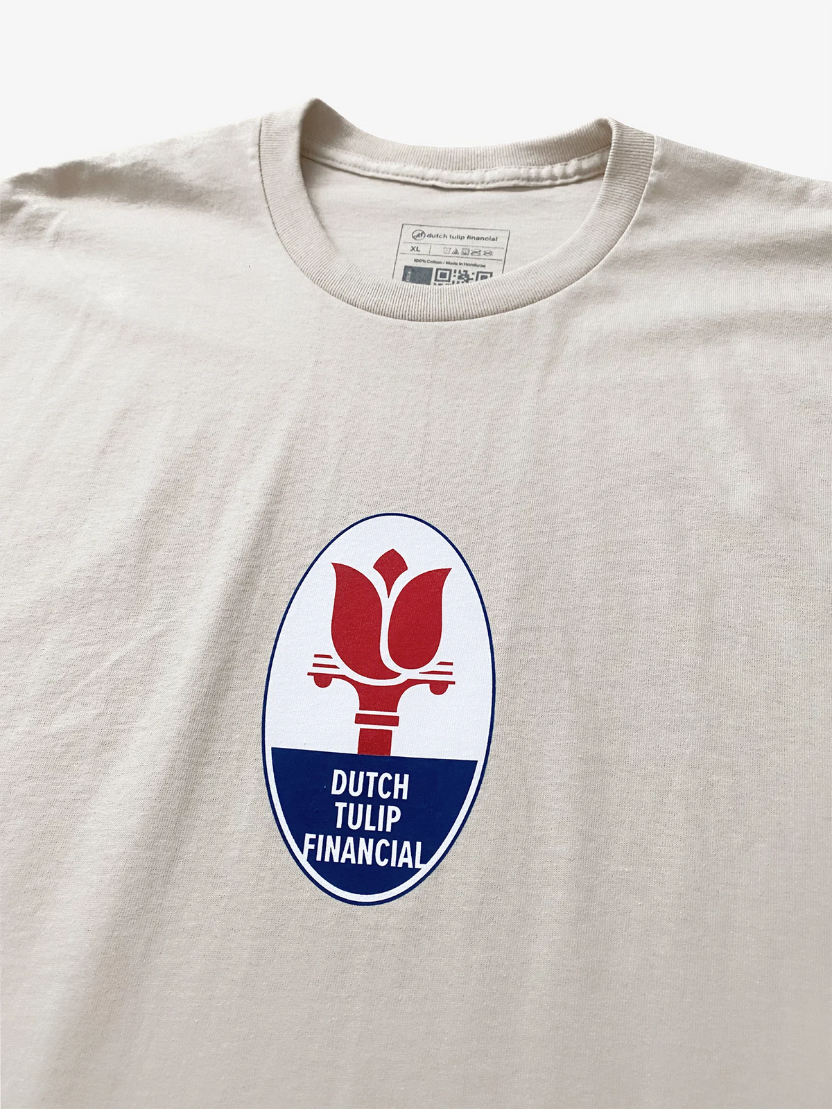 DUTCH TULIP FINANCIAL TRIDENT TEE 'SAND'