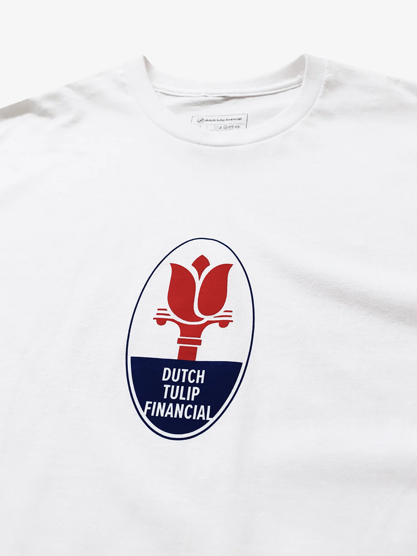 DUTCH TULIP FINANCIAL TRIDENT TEE 'WHITE'