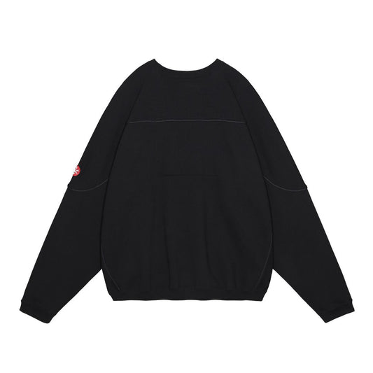 CAV EMPT COTTON TRACK CREW NECK 'BLACK'