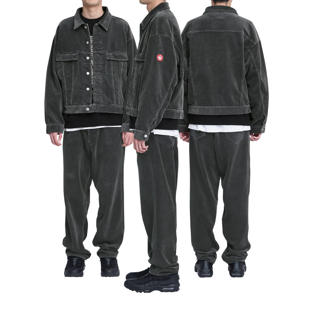 CAV EMPT 8W CORD TRUCKER JACKET 'GREY'