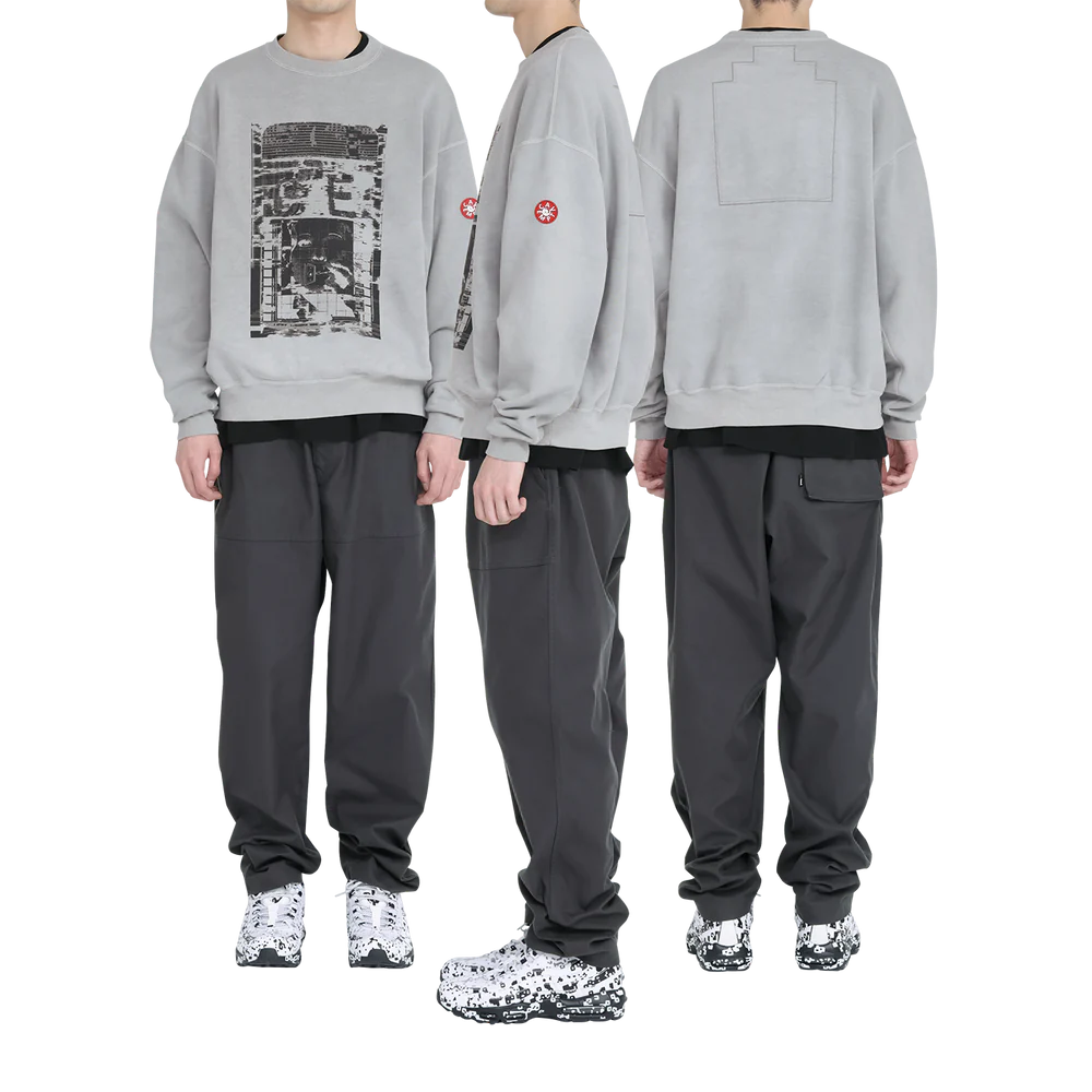 OVERDYE All Mod Coms CREW NECK 'Grey'