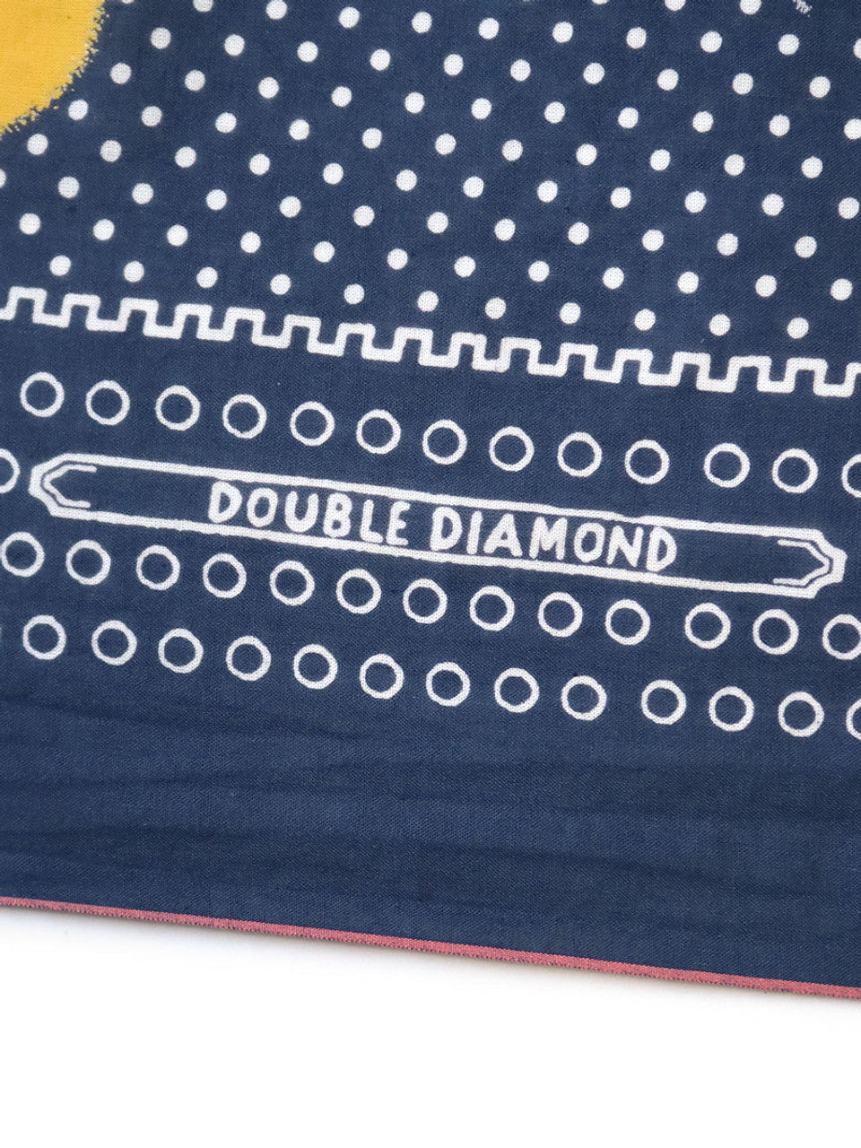 KAPITAL Fastcolor Selvedge Bandanna (Mirrored Fuji PROFILE RAINBOWY) 'Navy'