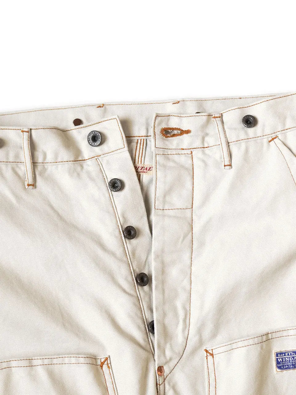 KAPITAL Light Canvas LUMBER Pants 'BLACK' Kapital