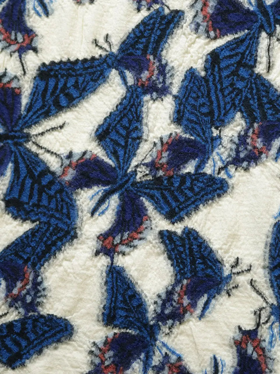 KAPITAL Fulling Wool Scarf BUTTERFLY 'Black' Kapital