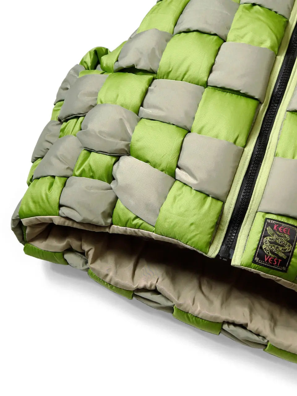 KAPITAL Rip Stop Nylon KEEL-WEAVING Vest 'Black' Kapital