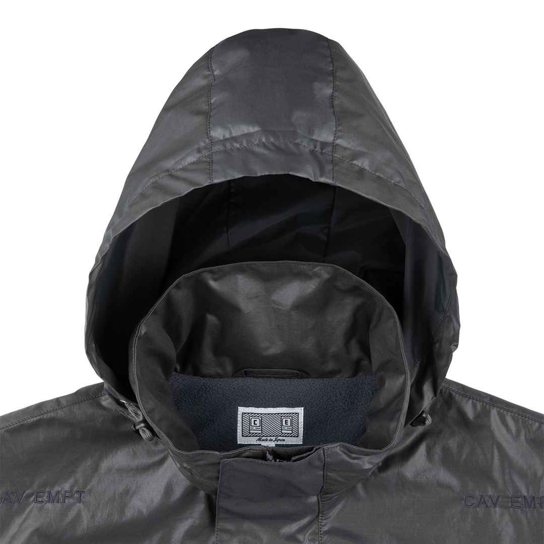 CAV EMPT FLEECE LINED ZIP COAT 'CHARCOAL'