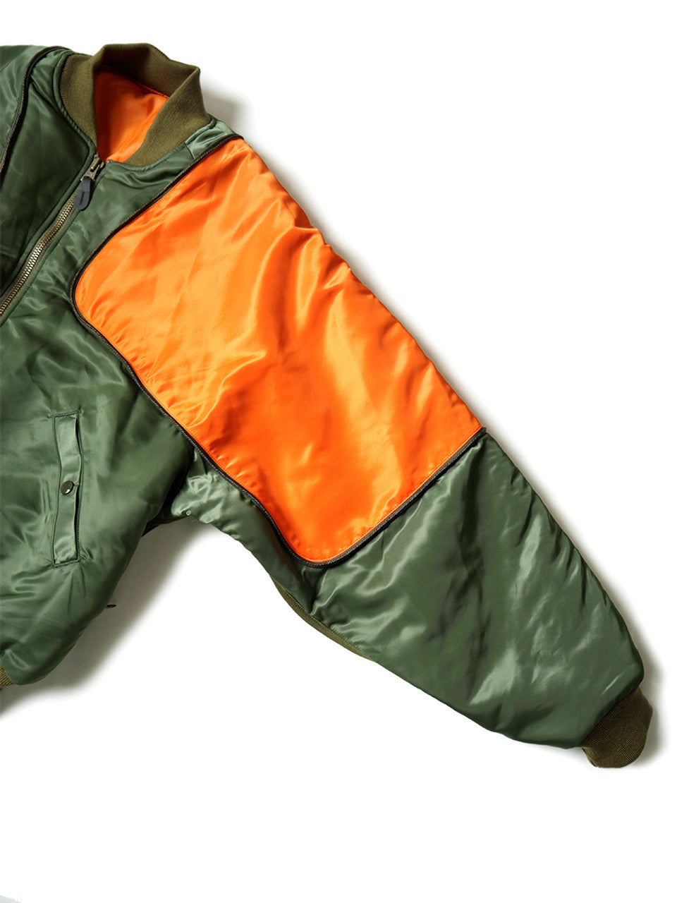 KAPITAL MA-1 Nylon SHAM BOMBER JKT 'Khaki'