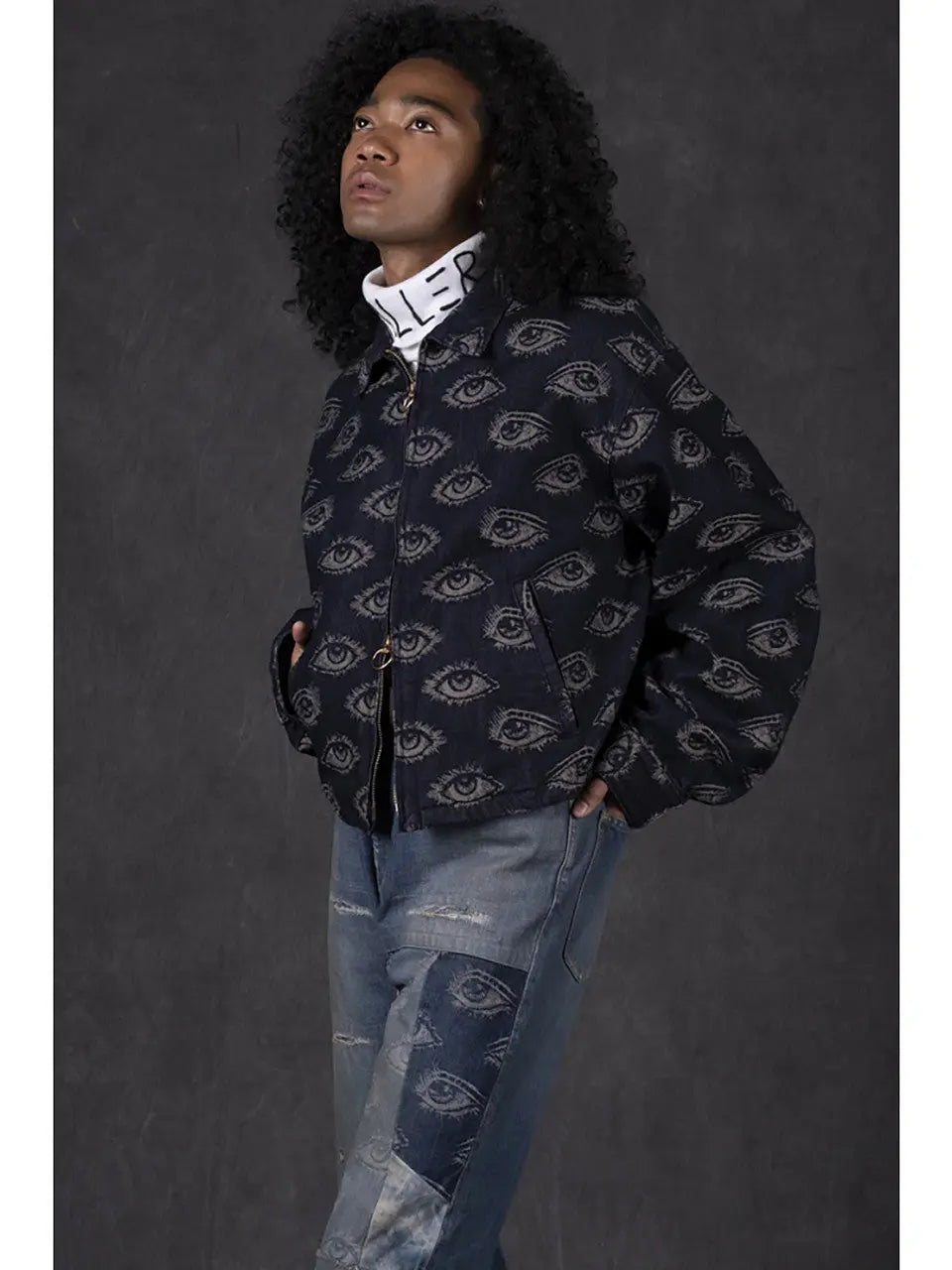 KAPITAL 12oz SPEAKEASY Denim Drizzler JKT 'Black' - Antithesis Store