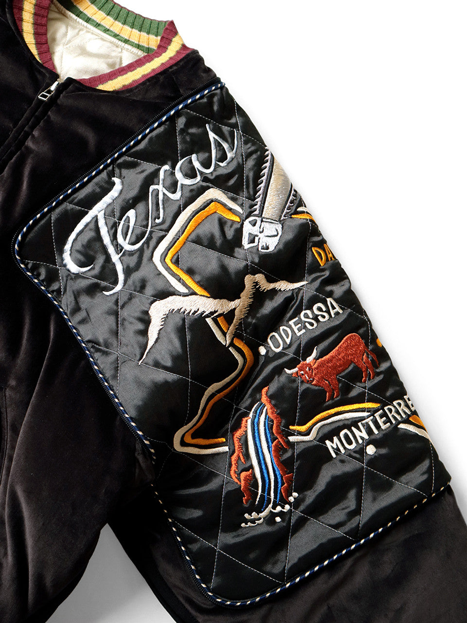 KAPITAL Velveteen SHAM BOMBER JKT (Beautiful Texas) 'Black'