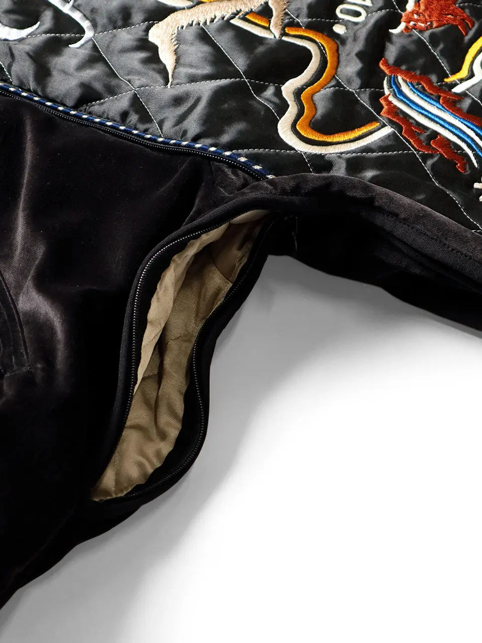 KAPITAL Velveteen SHAM BOMBER JKT (Beautiful Texas) 'Black' Kapital