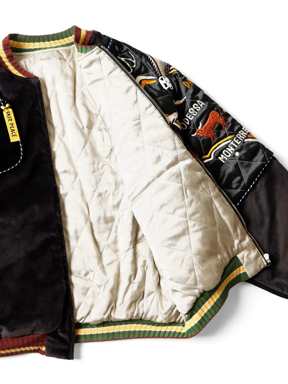 KAPITAL Velveteen SHAM BOMBER JKT (Beautiful Texas) 'Black' Kapital