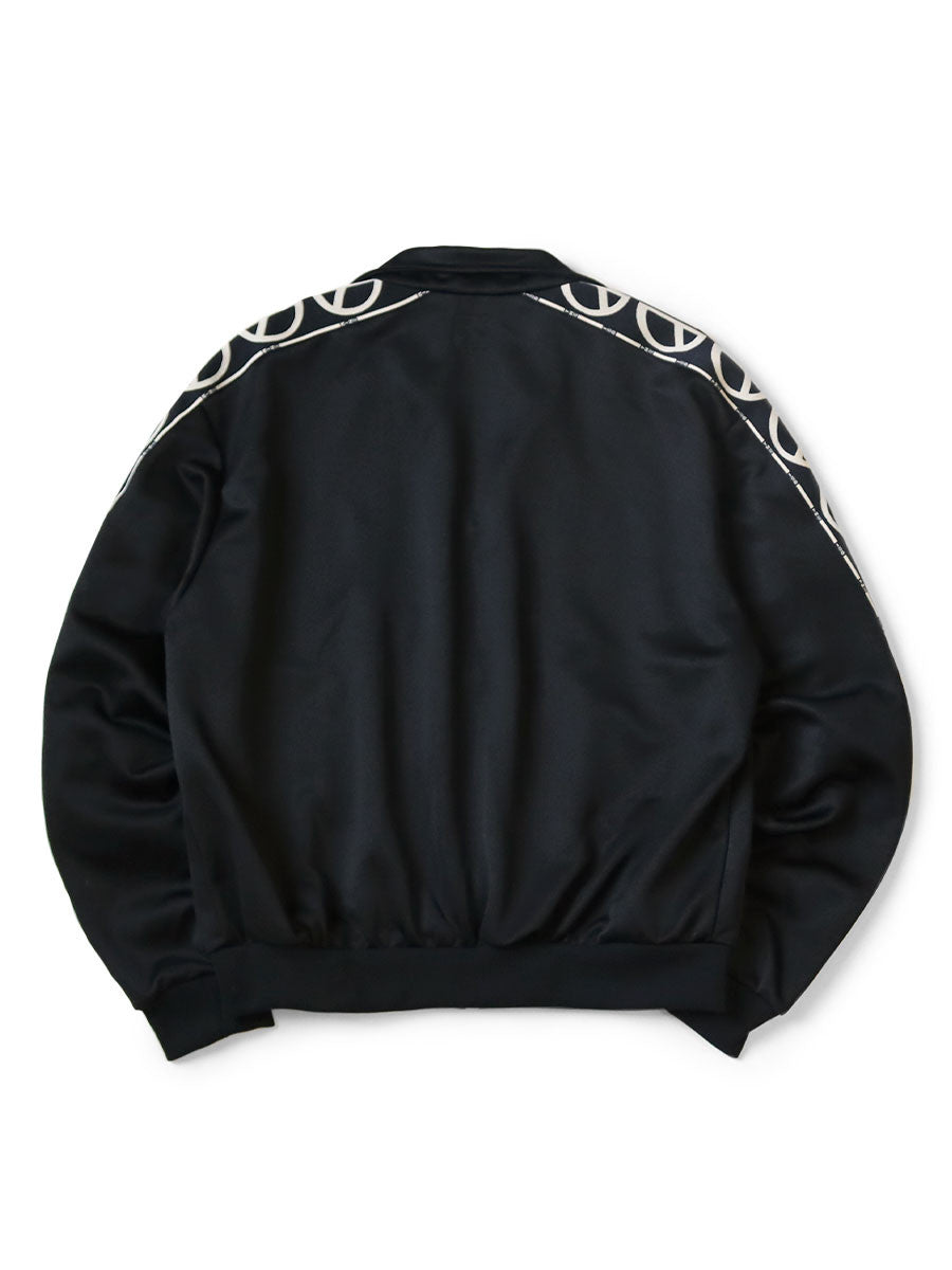 KAPITAL SMOOTH JERSEY TH.D.D. TRACK JKT 'BLACK'