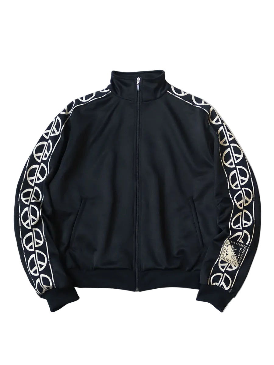 KAPITAL SMOOTH JERSEY TH.D.D. TRACK JKT 'BLACK'