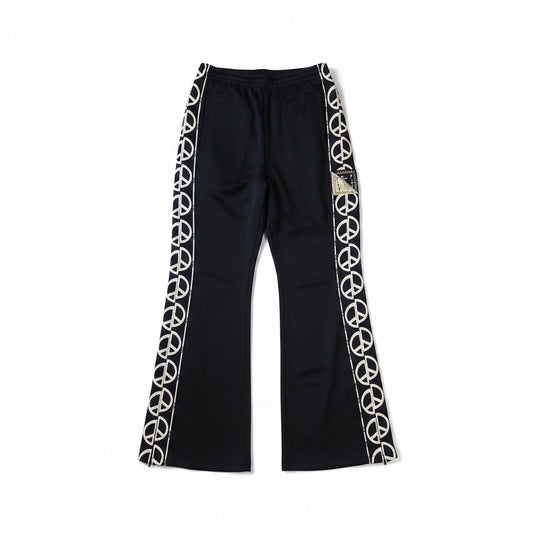 KAPITAL SMOOTH JERSEY TH.D.D. TRACK PANT 'BLACK'