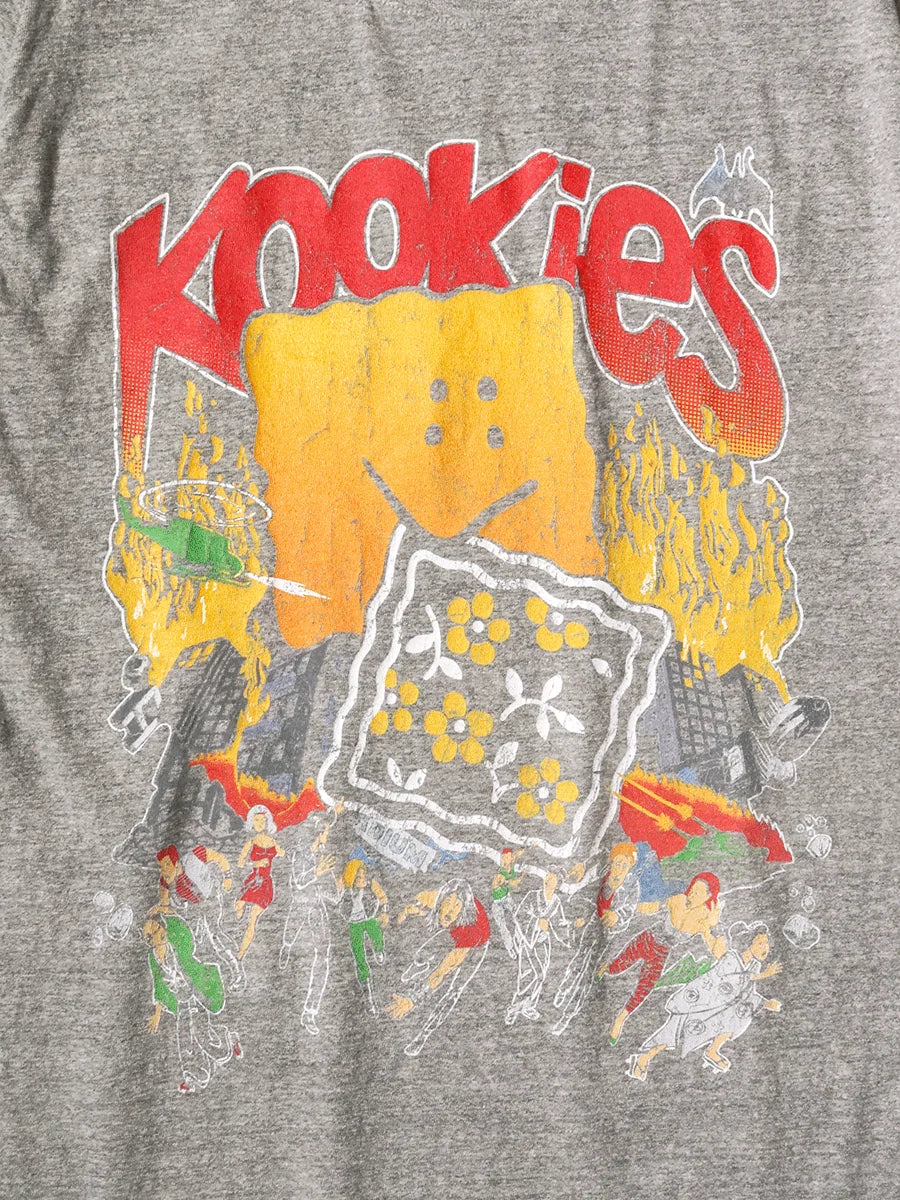 KAPITAL TOP Jersey Crew T (BUSTER PECKISH BOWY) 'GRAY'
