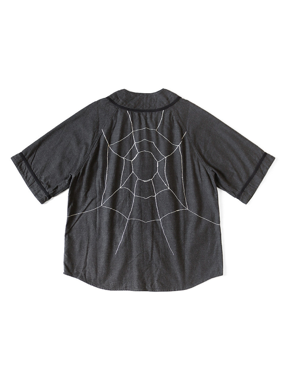 KAPITAL Cotton Wool GREAT KOUNTRY Baseball Shirt (KOUNTRY DREAM CATCH Remake) 'DarkGray'