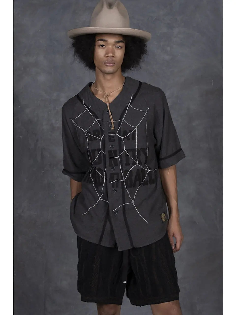 KAPITAL Cotton Wool GREAT KOUNTRY Baseball Shirt (KOUNTRY DREAM