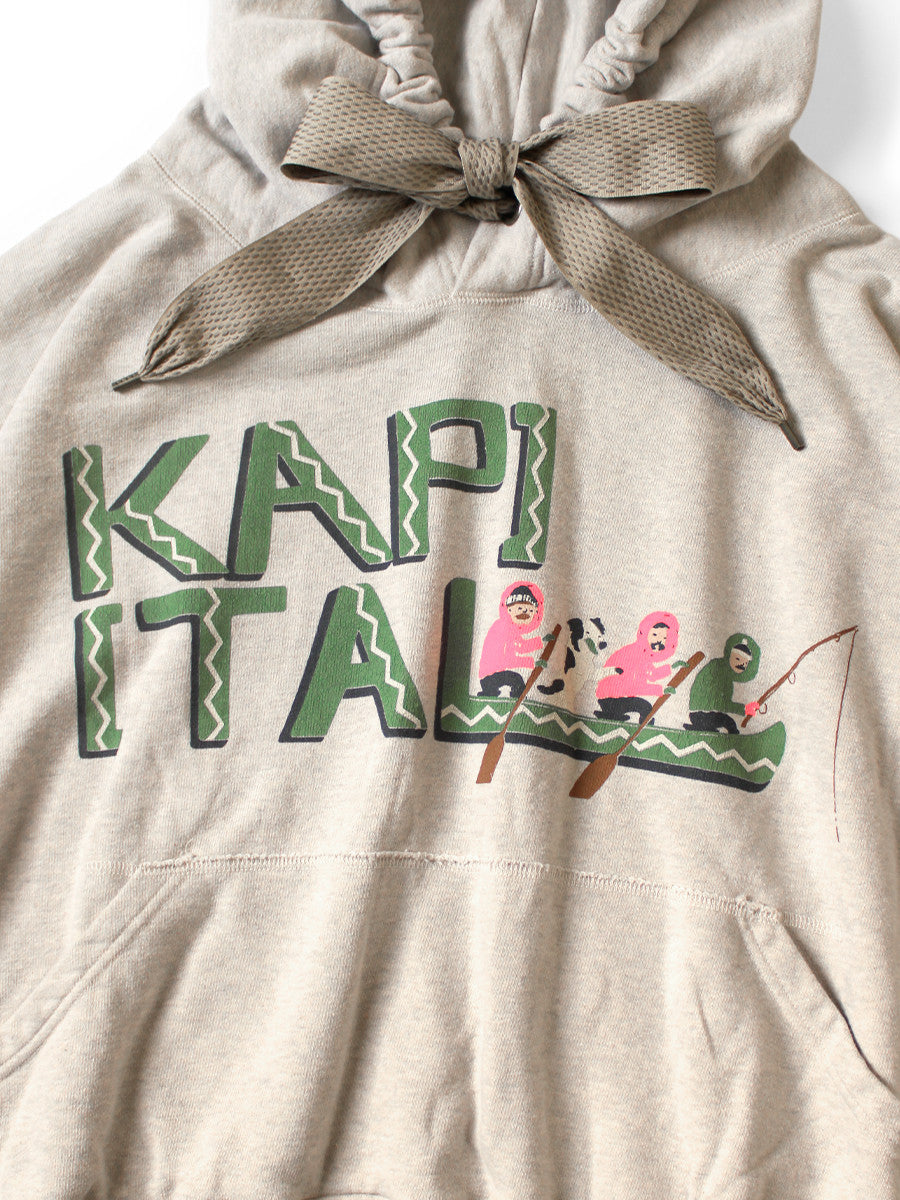 KAPITAL TOP SWT KNIT DEVIL HOODIE (CANOE KAPITAL) 'GREEN'