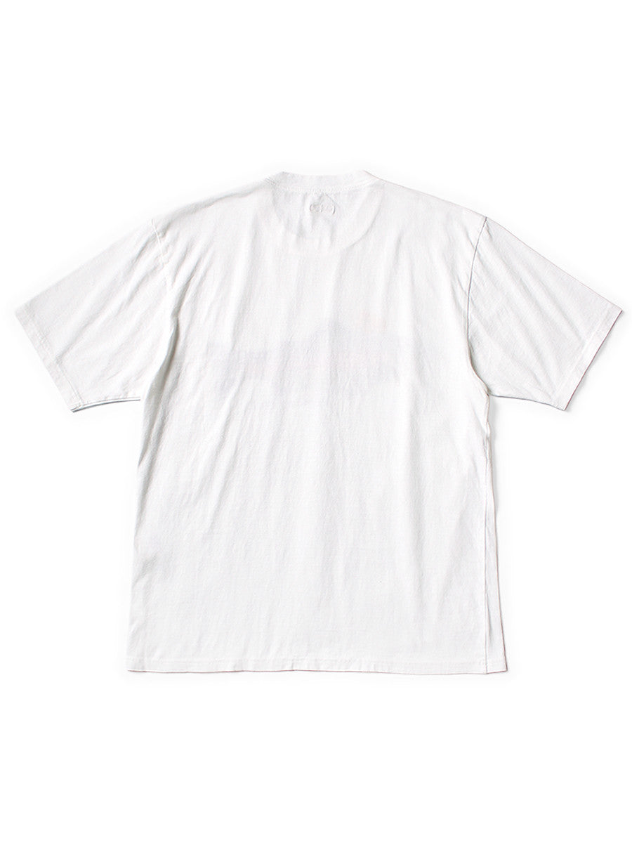 KAPITAL 20/-JERSEY CREW T (ONE TROUT PECKISH RAINBOWY) 'WHITE'