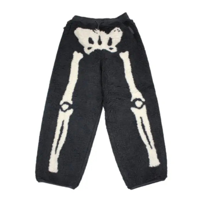 KAPITAL BONE Boa Fleece Easy Pants 'BLACK' Kapital