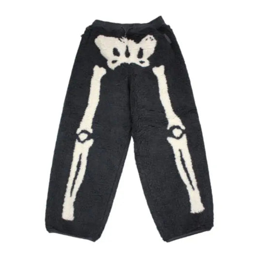 KAPITAL BONE Boa Fleece Easy Pants 'BLACK' Kapital
