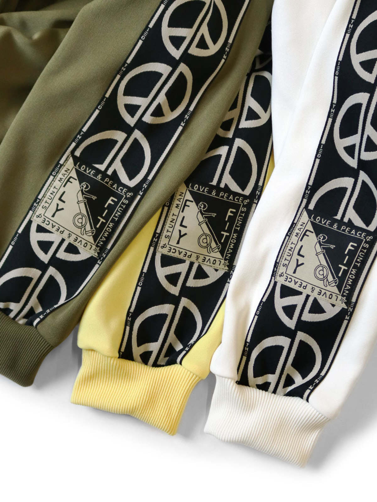 KAPITAL SMOOTH JERSEY TH.D.D. TRACK JKT 'WHITE'