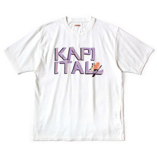 KAPITAL 20/-JERSEY CREW T (CANOE KAPITAL) 'PURPLE'