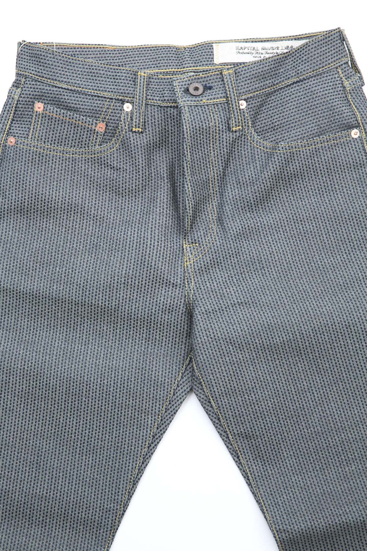 KAPITAL CENTURY DENIM 5P MONKEY CISCO N7S 'GREY'