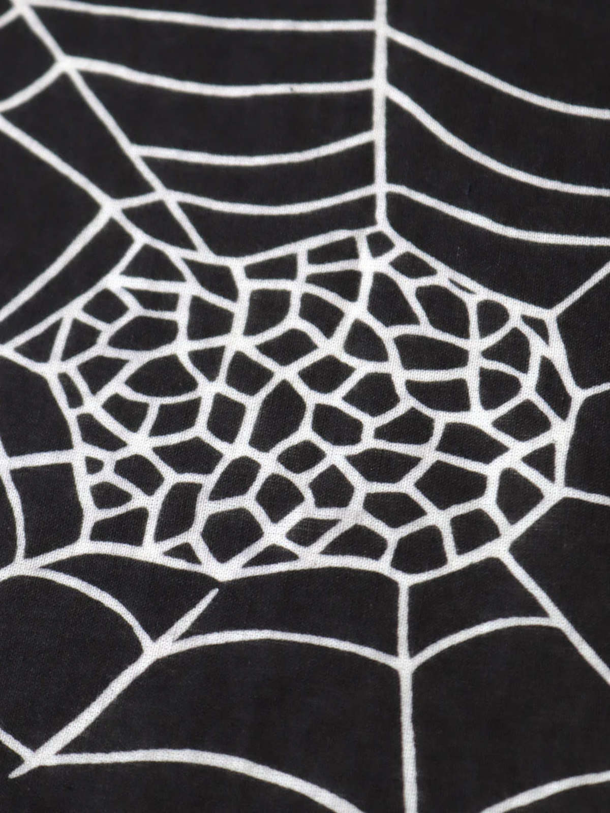 KAPITAL FASTCOLOR SELVEDGE BANDANNA (SPIDER PECKISH RAINBOWY) 'BLACK'