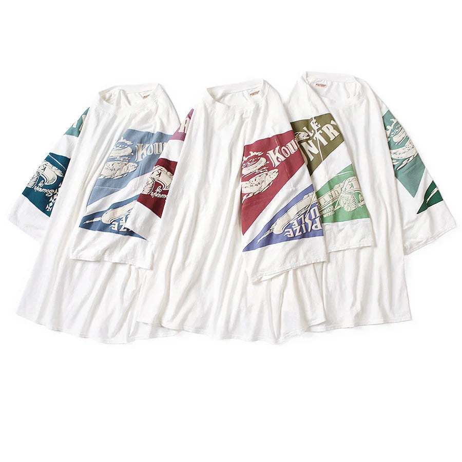 KAPITAL 18.5/-JERSEY HUGE T (PENNANT YUKON) 'GREEN'