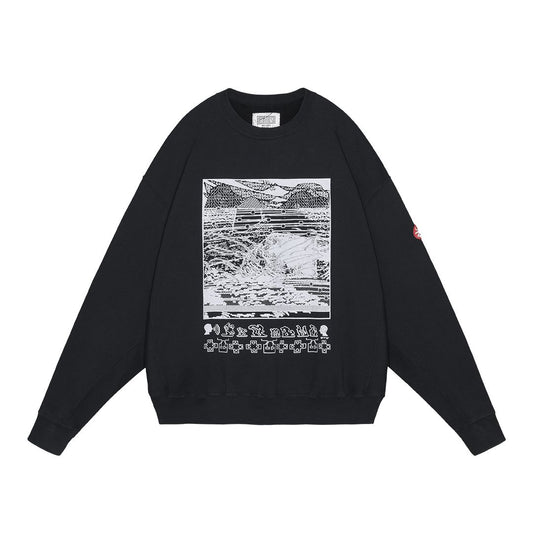 CAV EMPT WASHED FK Hyperferma CREW NECK 'BLACK'