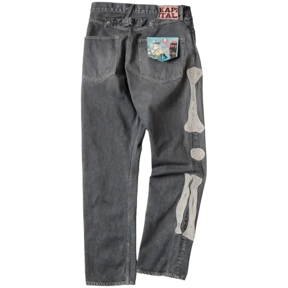 KAPITAL 14oz Black Denim MEXICAN TUXEDO 5P OKAGILLY 'BLACK' Kapital