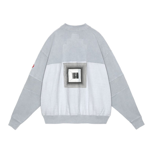CAV EMPT OVERDYE COLLARED LIGHT CREW NECK 'GREY'