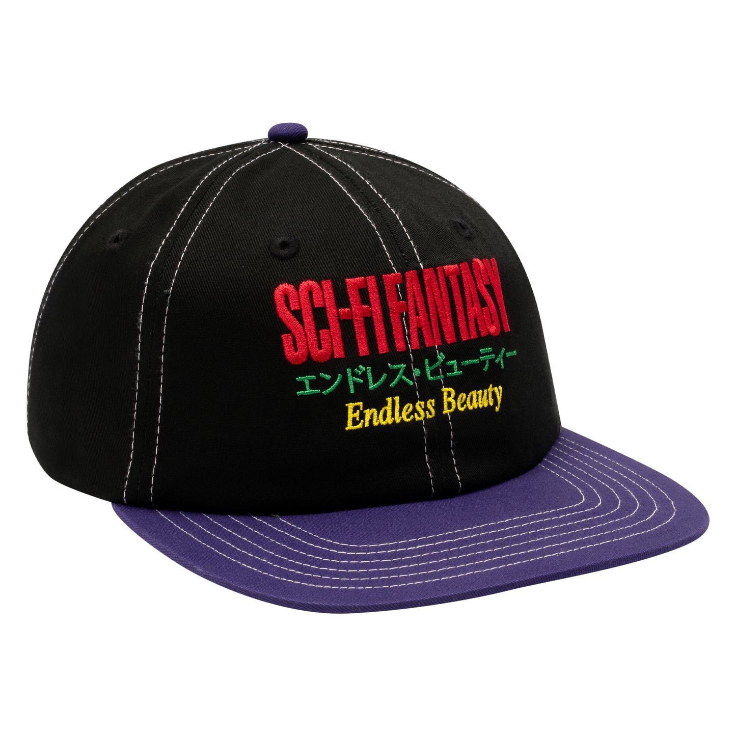 SCI-FI FANTASY ENDLESS BEAUTY HAT 'BLACK/PURPLE'