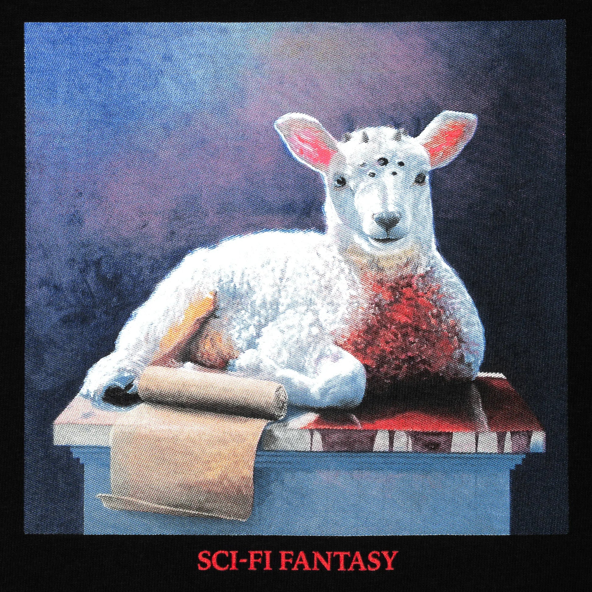 SCI-FI FANTASY LAMB TEE 'BLACK' Sci-Fi Fantasy