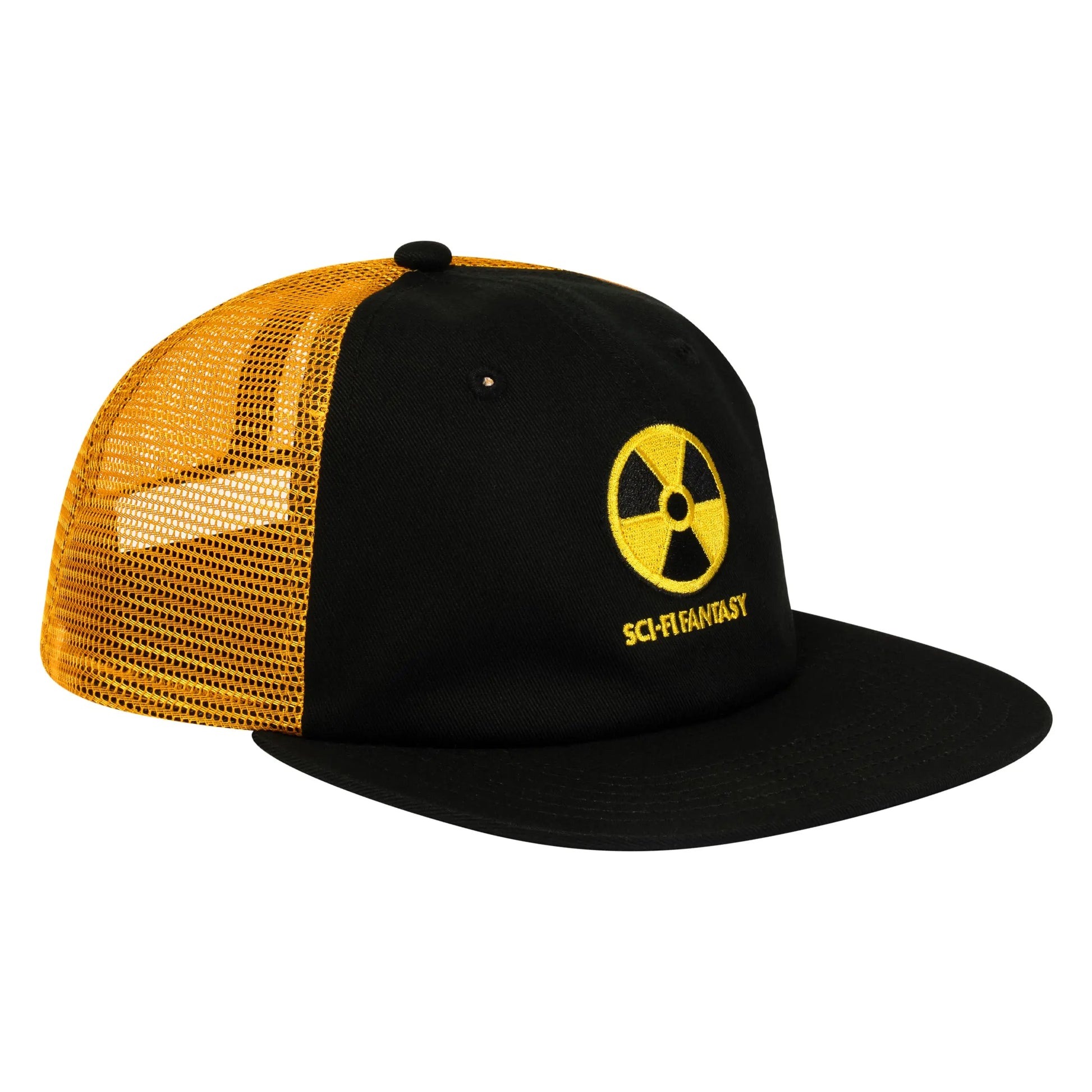 SCI-FI FANTASY RADIOACTIVE HAT 'BLACK/YELLOW' Sci-Fi Fantasy