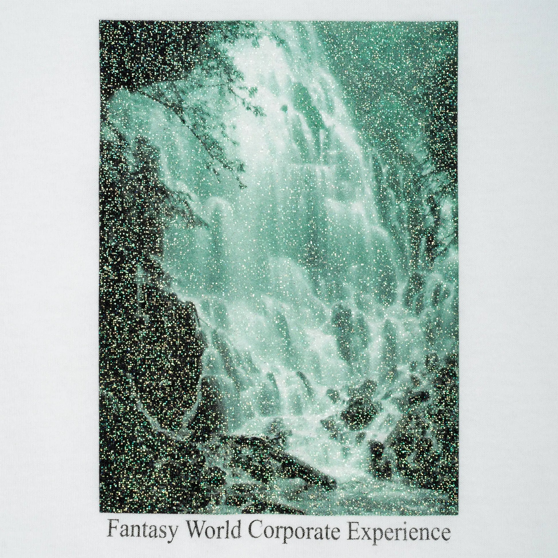 SCI-FI FANTASY WATERFALL TEE 'WHITE' Sci-Fi Fantasy