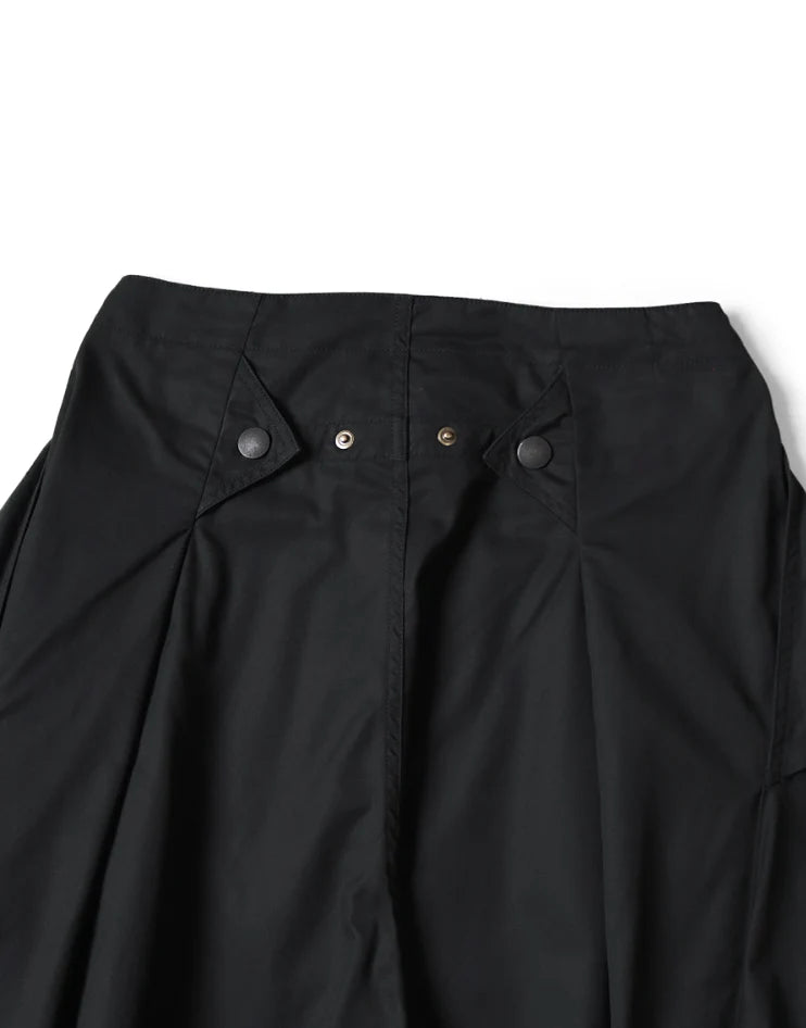 KAPITAL COMBED GABERGINE AOZAI CARGO PANTS 'BLACK'
