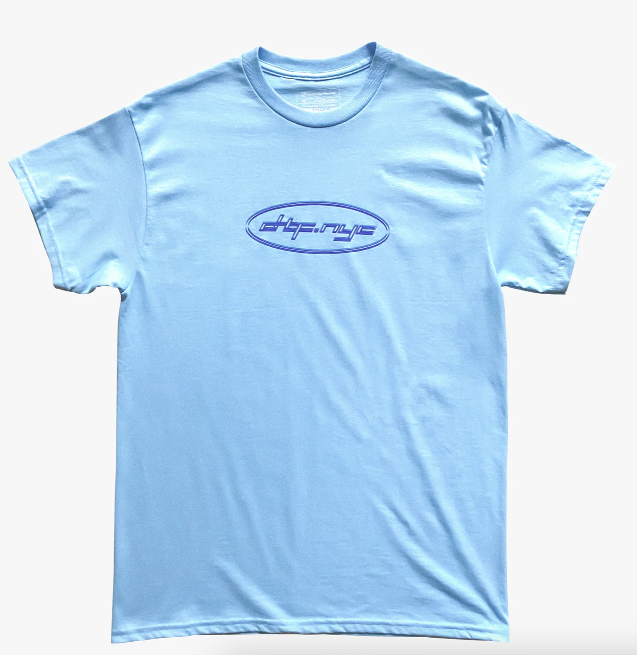 DTF NYC CYBER LOGO TEE 'SKYBLUE'