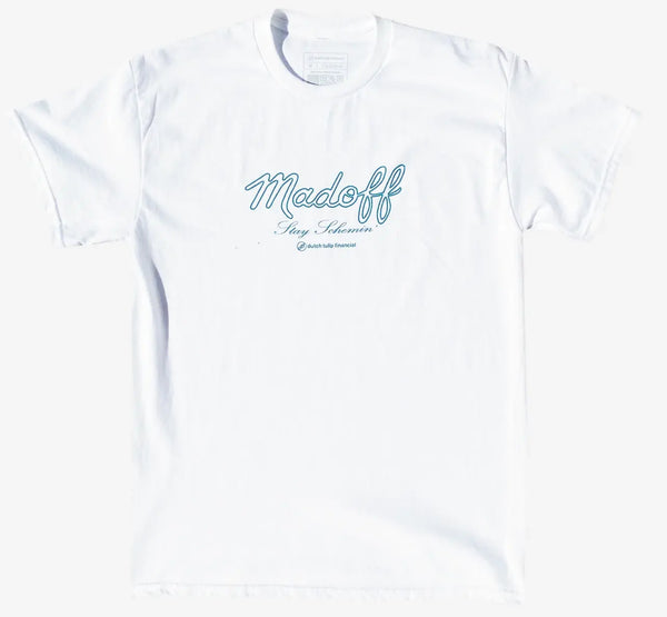 DTF MADOFF TEE 'WHITE' Dutch Tulip Financial