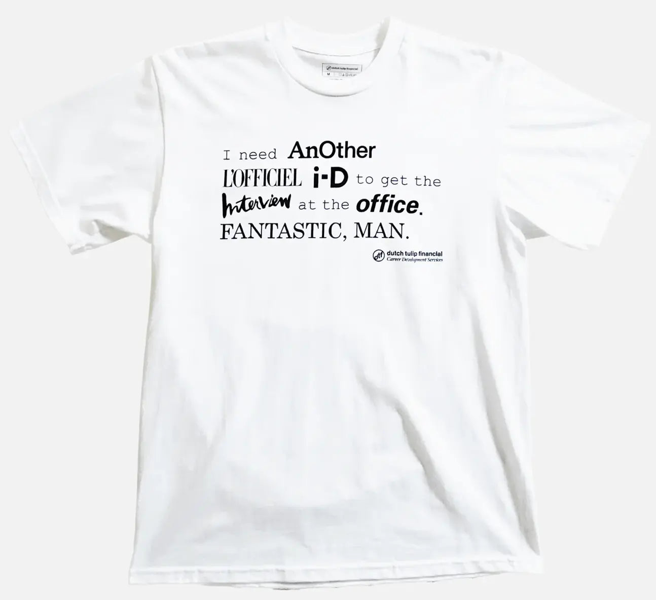 DTF MAGAZINES TEE 'WHITE' Dutch Tulip Financial
