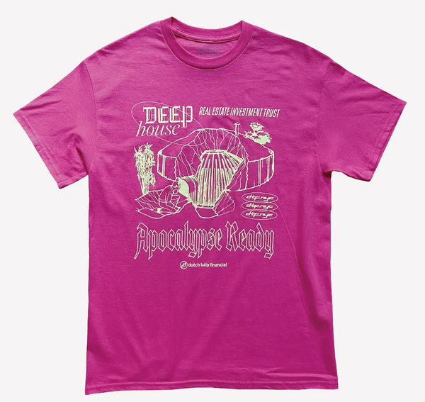 DTF DEEP HOUSE REITS TEE 'HOT PINK' Dutch Tulip Financial