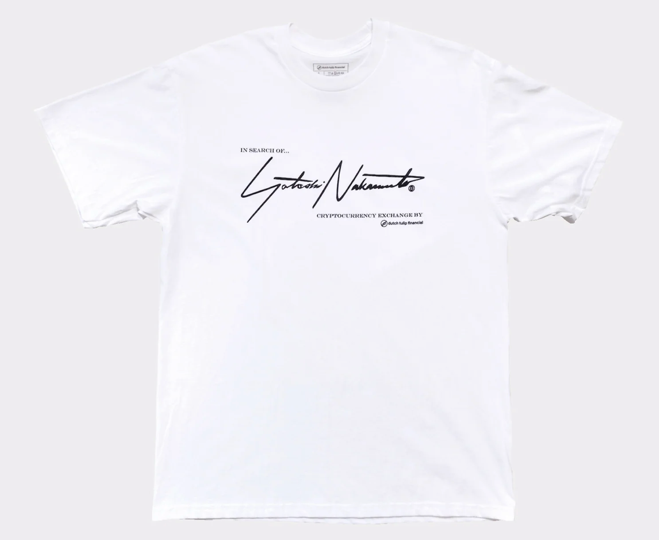 DTF SATOSHI NAKAMOTO BITCOIN TEE 'WHITE'