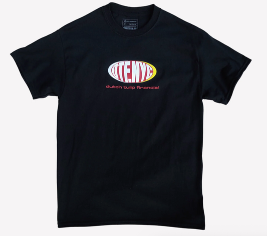 DTF NYC OVAL LOGO TEE 'BLACK'