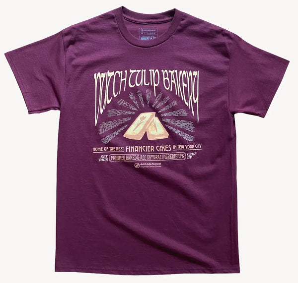 DTF FINANCIER TEE 'MAROON' Dutch Tulip Financial