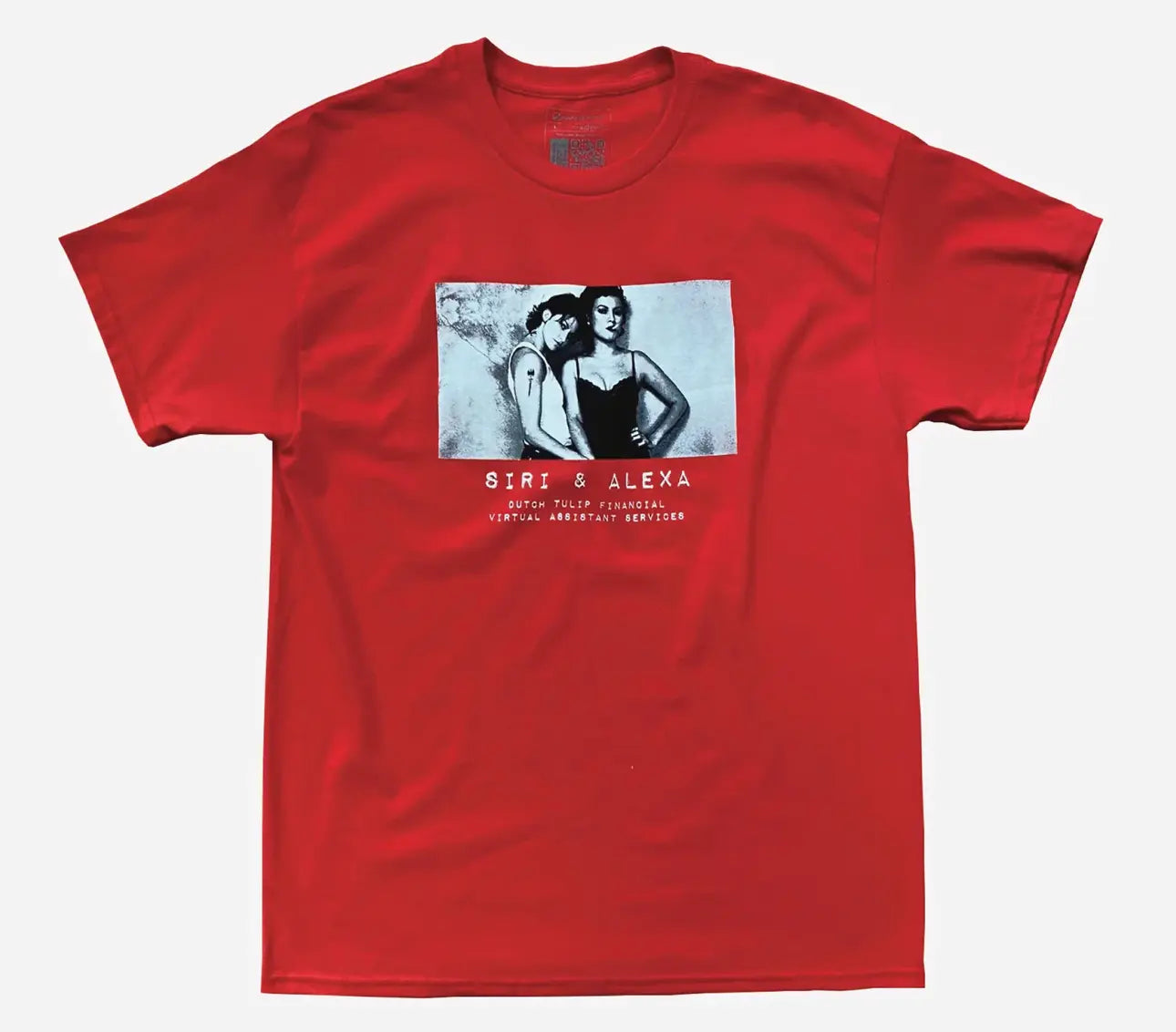 DTF SIRI & ALEXA TEE 'RED' Dutch Tulip Financial