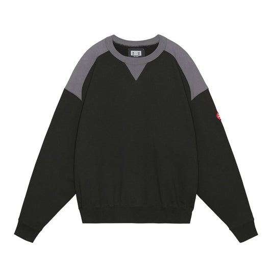 PANEL SHOULDER CREW NECK 'Black'