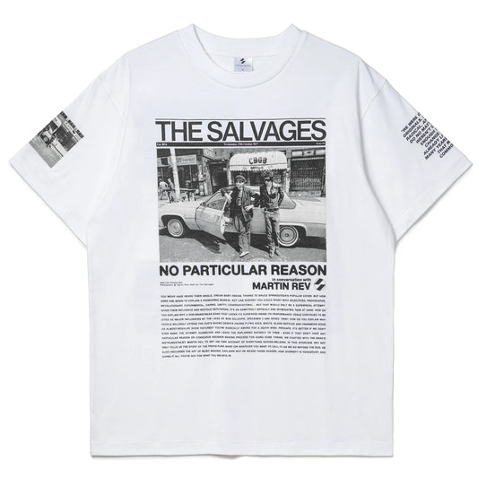 THE SALVAGES x SUICIDE T-SHIRT 'WHITE'
