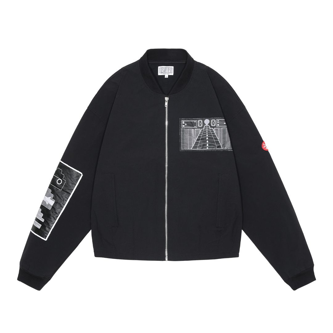 ESTRANGEMENT ZIP JACKET 'Black