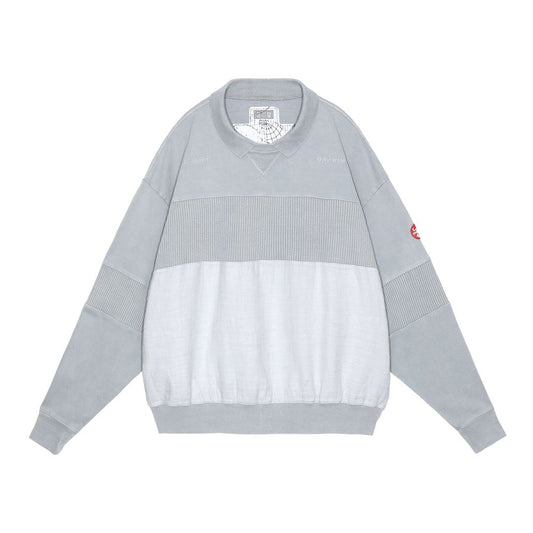 CAV EMPT OVERDYE COLLARED LIGHT CREW NECK 'GREY'